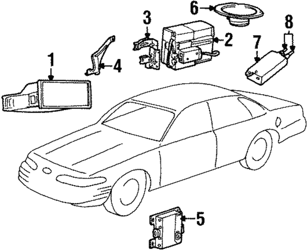Radio - Ford (YW3Z-18806-AA)