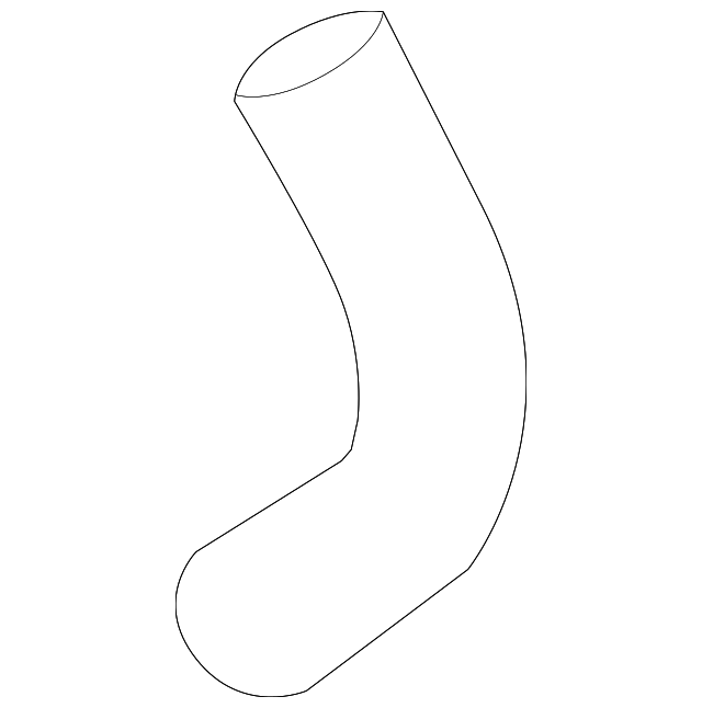 20162022 GM Fuel Tank Filler Hose 23319484