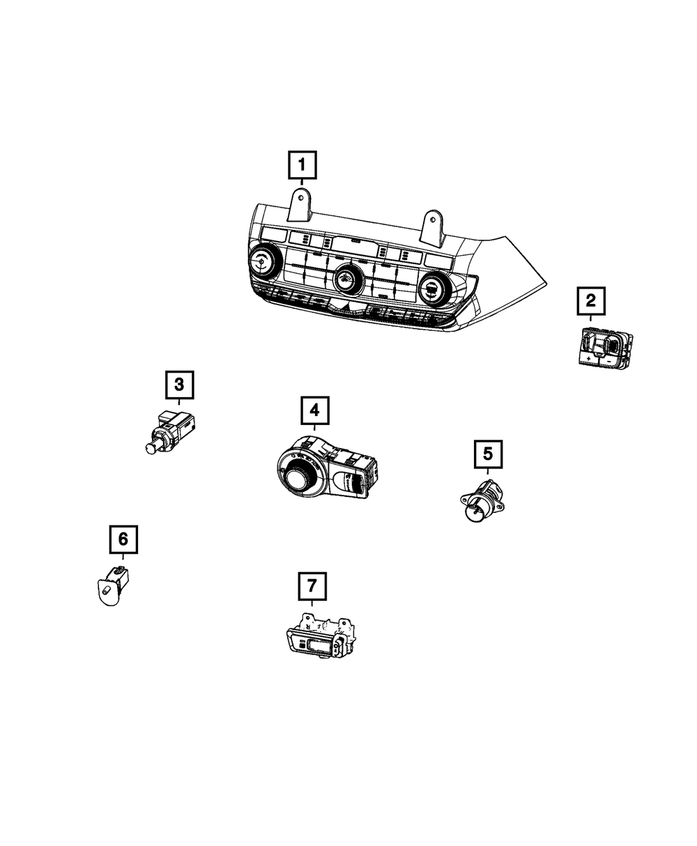2013-2025 Mopar Brake Pedal Sensor 68078700AE | My Mopar Parts