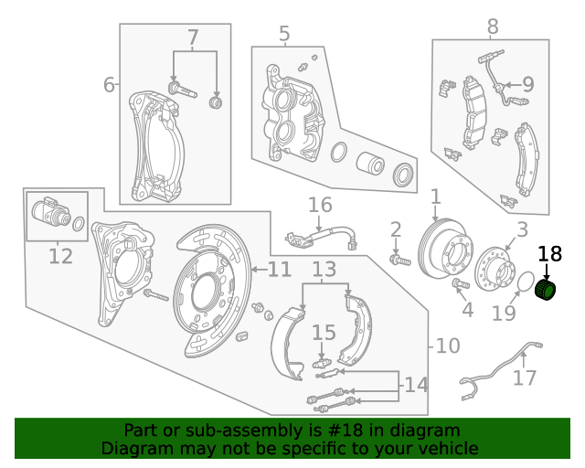 20202023 GM Wheel Speed Sensor Tone Ring 23445895 GM