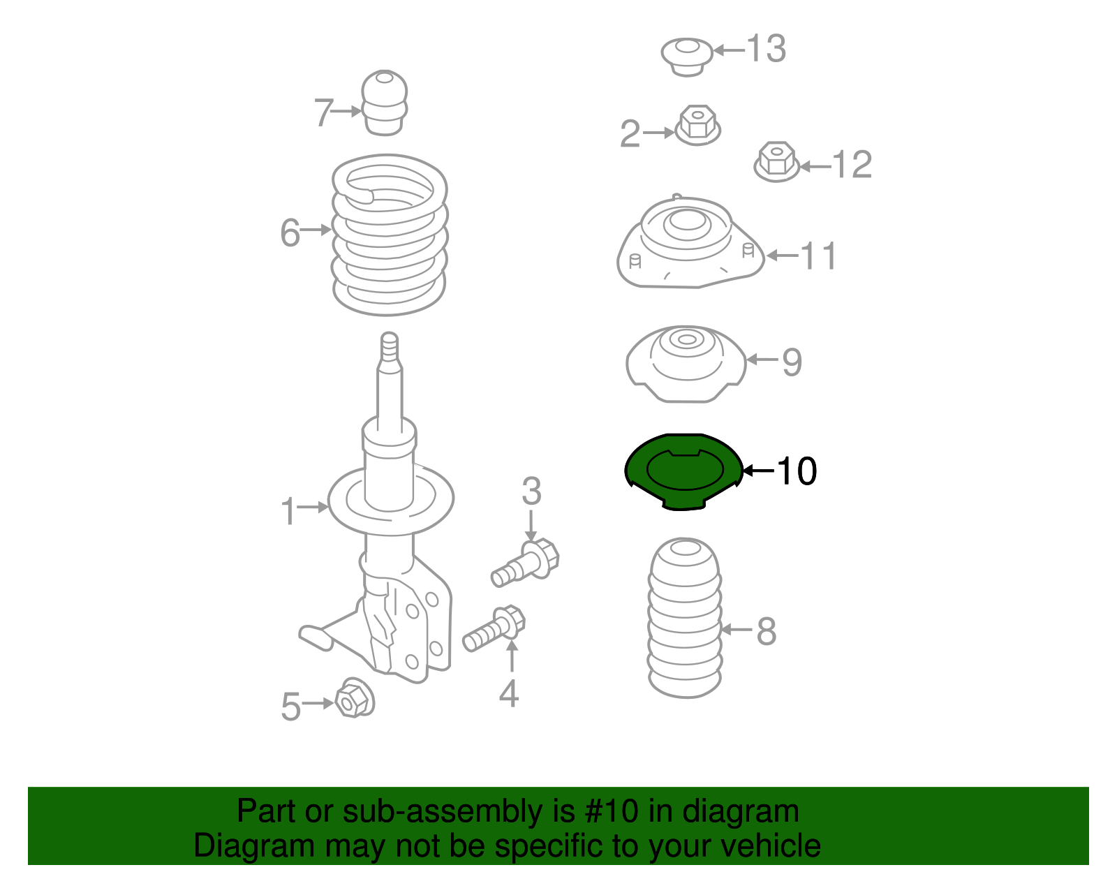 Coil Spring Insulator - Scion (SU003-00377)