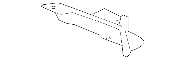 Passenger Side Underbody Rear Cross Sill Extension (15876942)