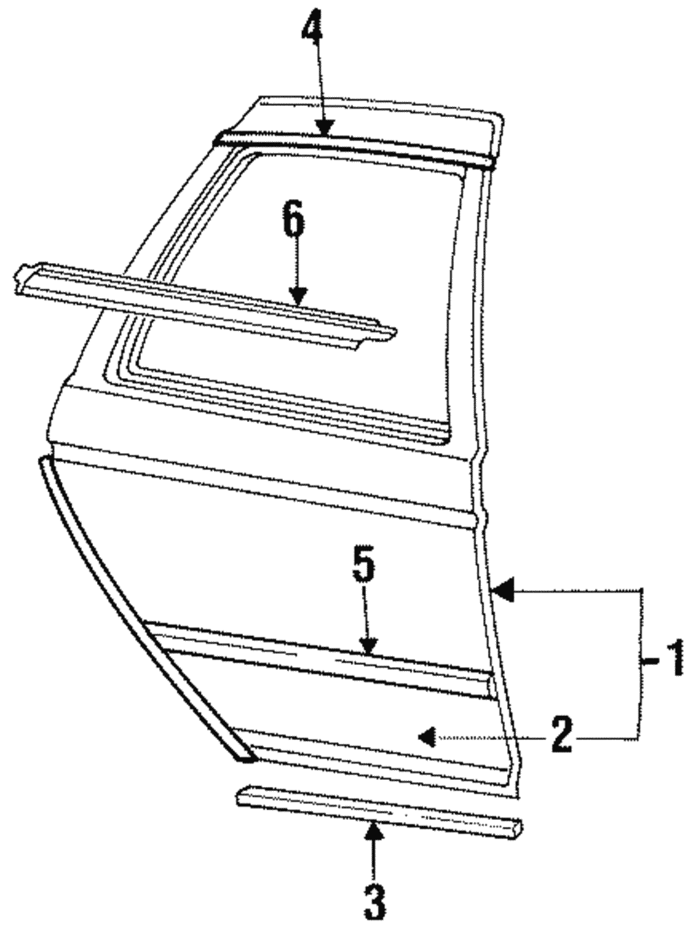Lower Weather-Strip - Ford (E9DZ-5425324-A)