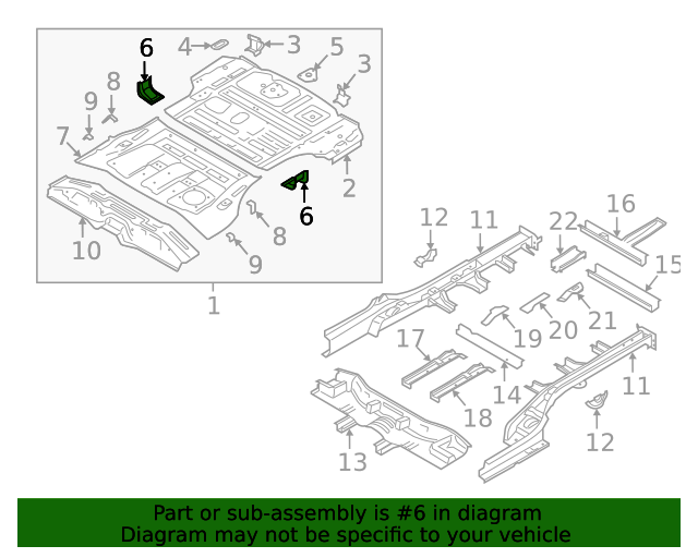Kia 20202023 Kia Telluride Side Reinforced 65548S9000 KIA Parts Hub