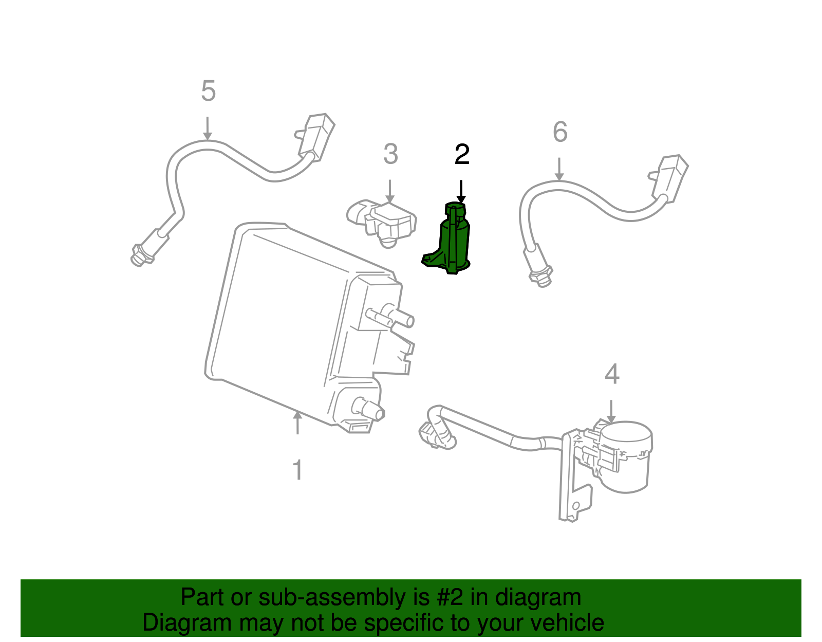 Vapor Canister Purge Valve - GM (01997279)
