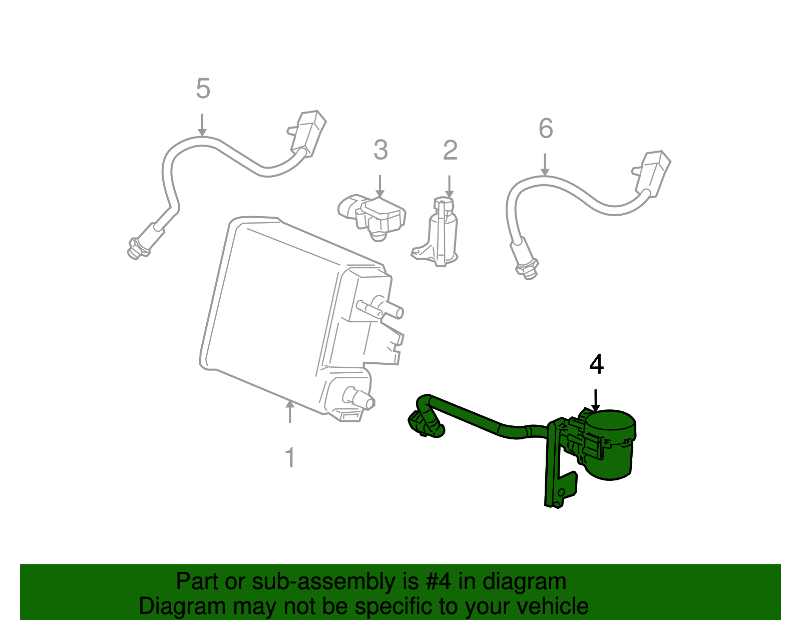 Vapor Canister Vent Solenoid - GM (25932571)
