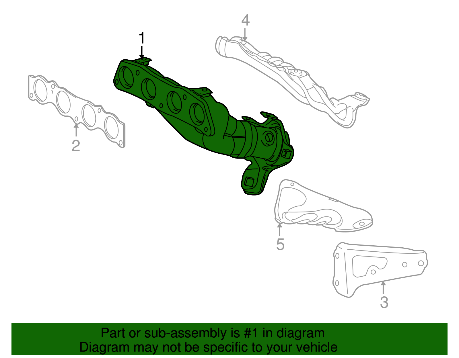 Exhaust Manifold - Scion (17141-37130)