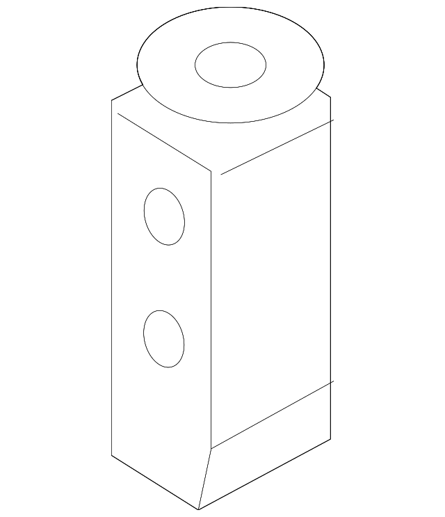Air Conditioning Thermal Expansion Valve Hardware Kit with Seals, Stud, and Bolts - GM (96434193)
