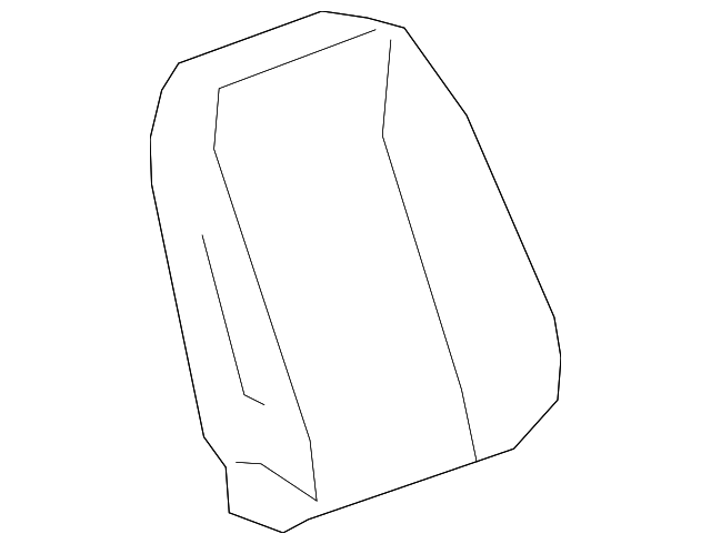 Seat Back Pad - GM (84352222)