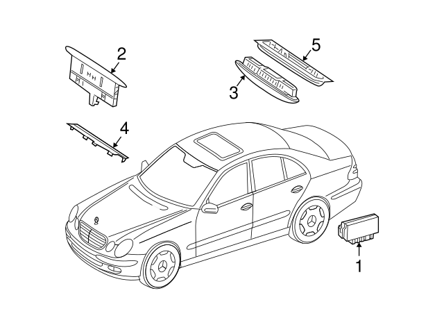 2003-2008 Mercedes-Benz Control Module 211-545-64-32 | MB OEM Parts