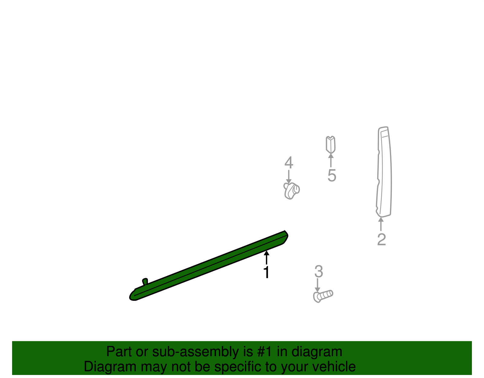 Side Molding - GM (25704780)