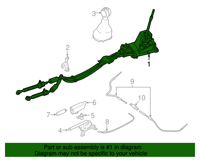 20142023 Mini Cooper Shifter Assembly 25118602239 Mini Parts Direct