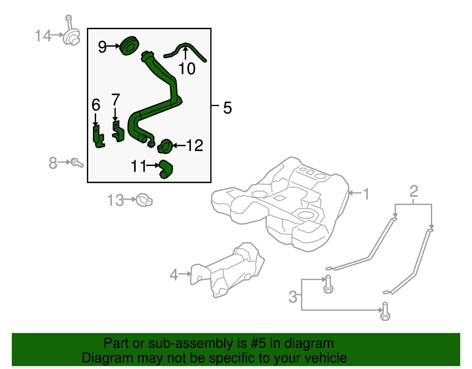 Fuel Tank Filler Pipe - GM (92232570)