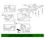 13219184 GM Lower Control Arm Bolt | GM Parts Store