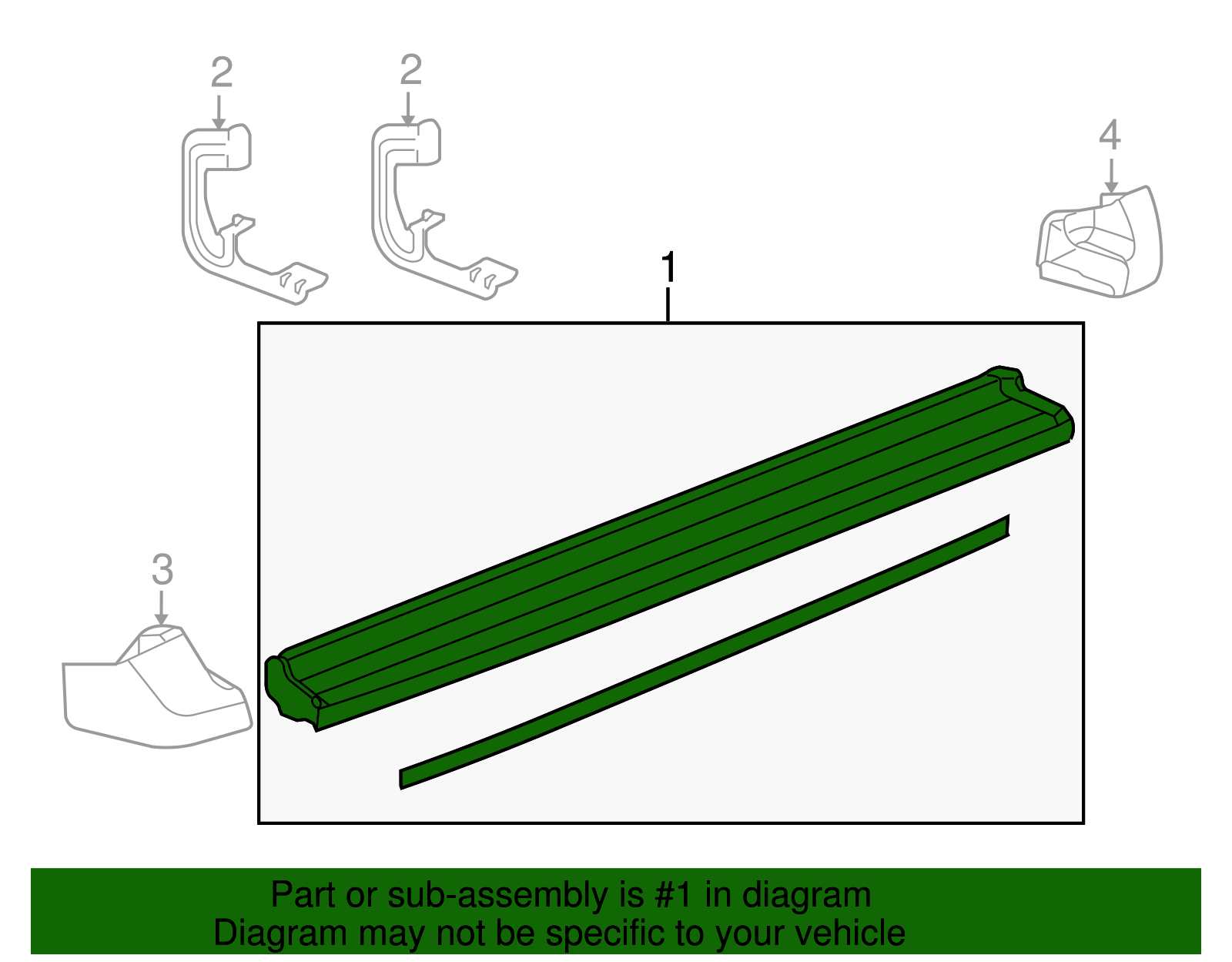 Step Assembly, Asst - Cadillac (89045607)