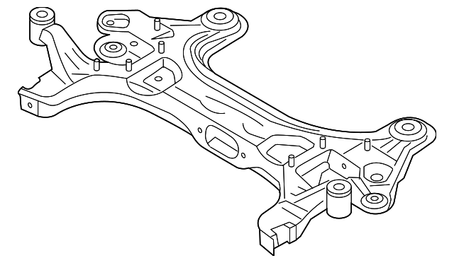 Shock Absorber Crossmember - GM (96653535)