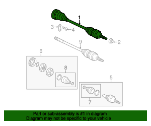 7L8-501-201 - Axle Assembly 2007-2010 Audi Q7 | Audi OEM Parts