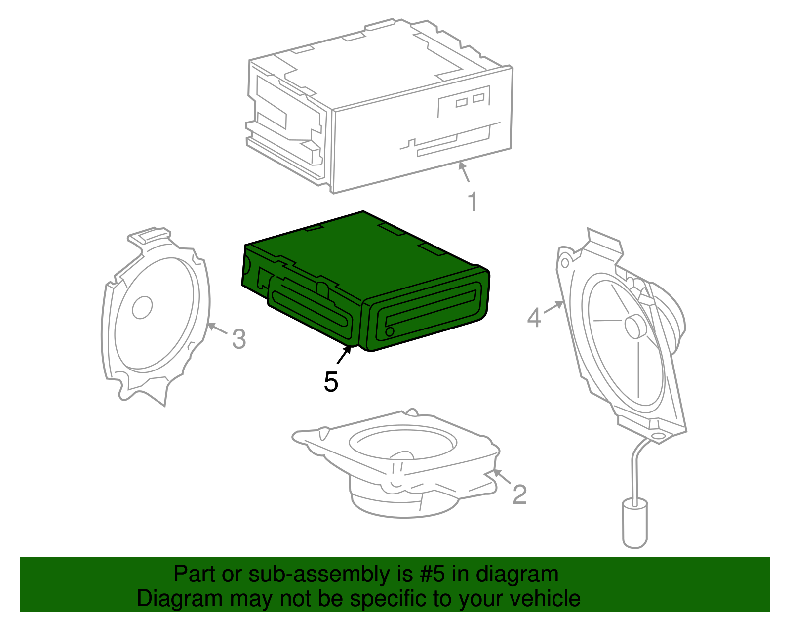 CD Player - GM (93363406)