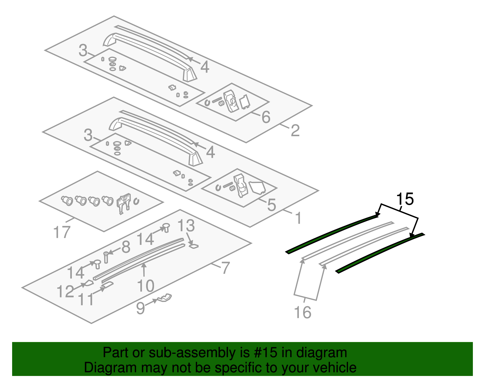 Protect Strip - Volkswagen (7L6-861-561-9B9)