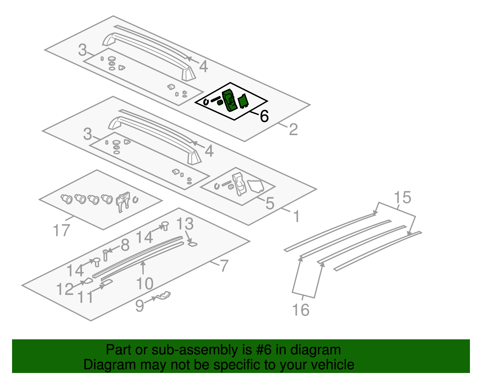 Repair Kit - Volkswagen (7L6-860-175-A-QZL)