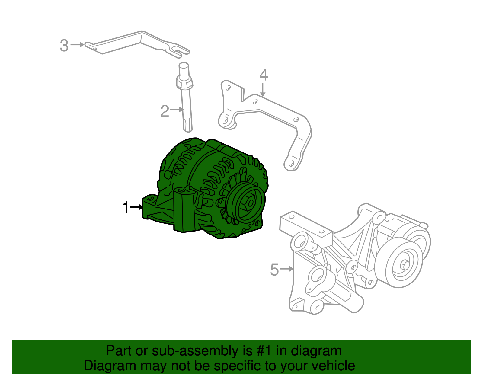 Alternator - Buick (25758345)