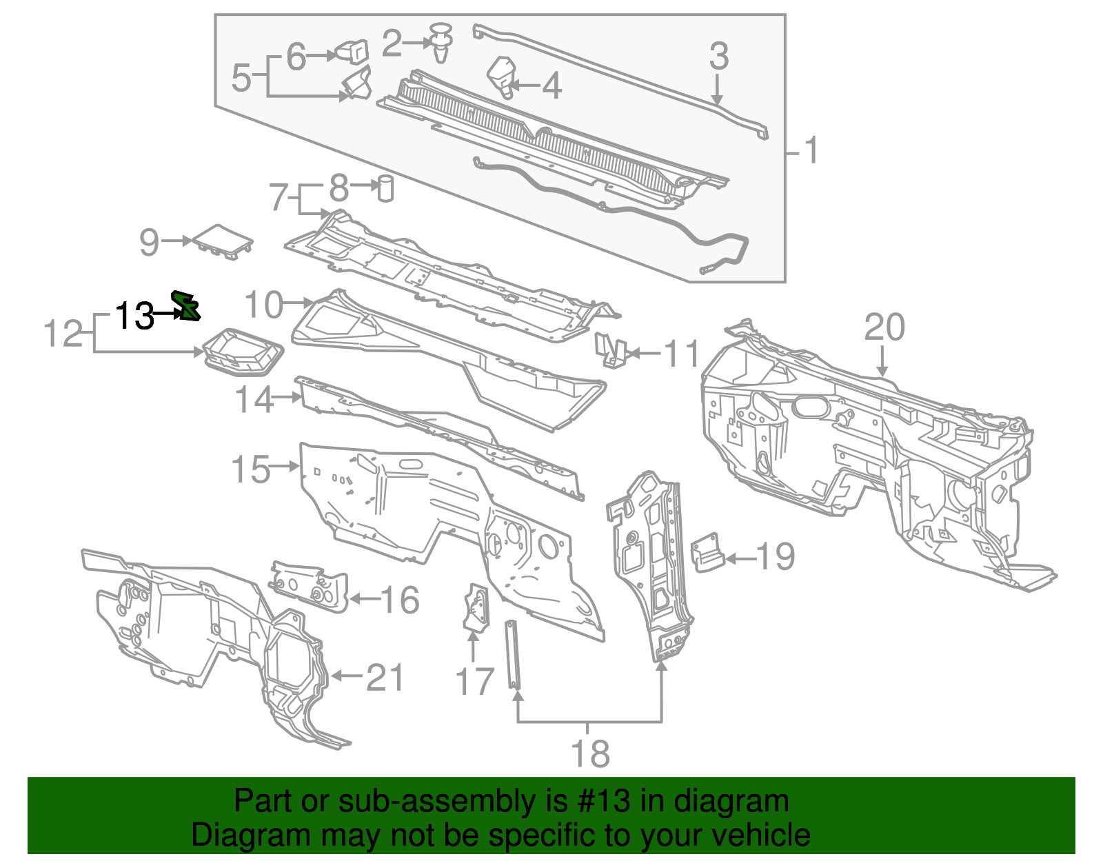 Multi-Purpose Clip - GM (15607103)