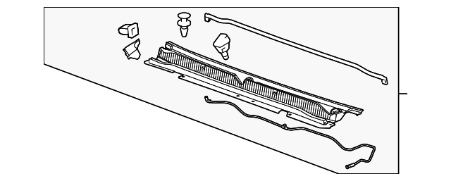2015-2020 Chevrolet Panel Asm-Air Inl Grl Black 23454604 | GM Parts Center