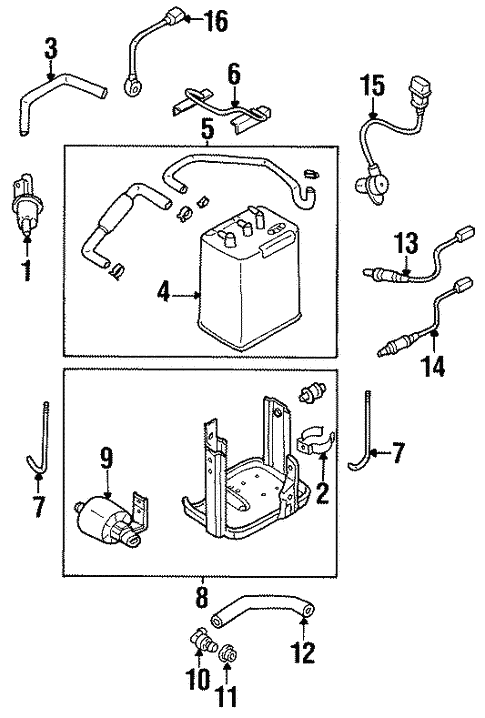 Emission Components for 2000 Kia Sportage | Kia Cheap Parts