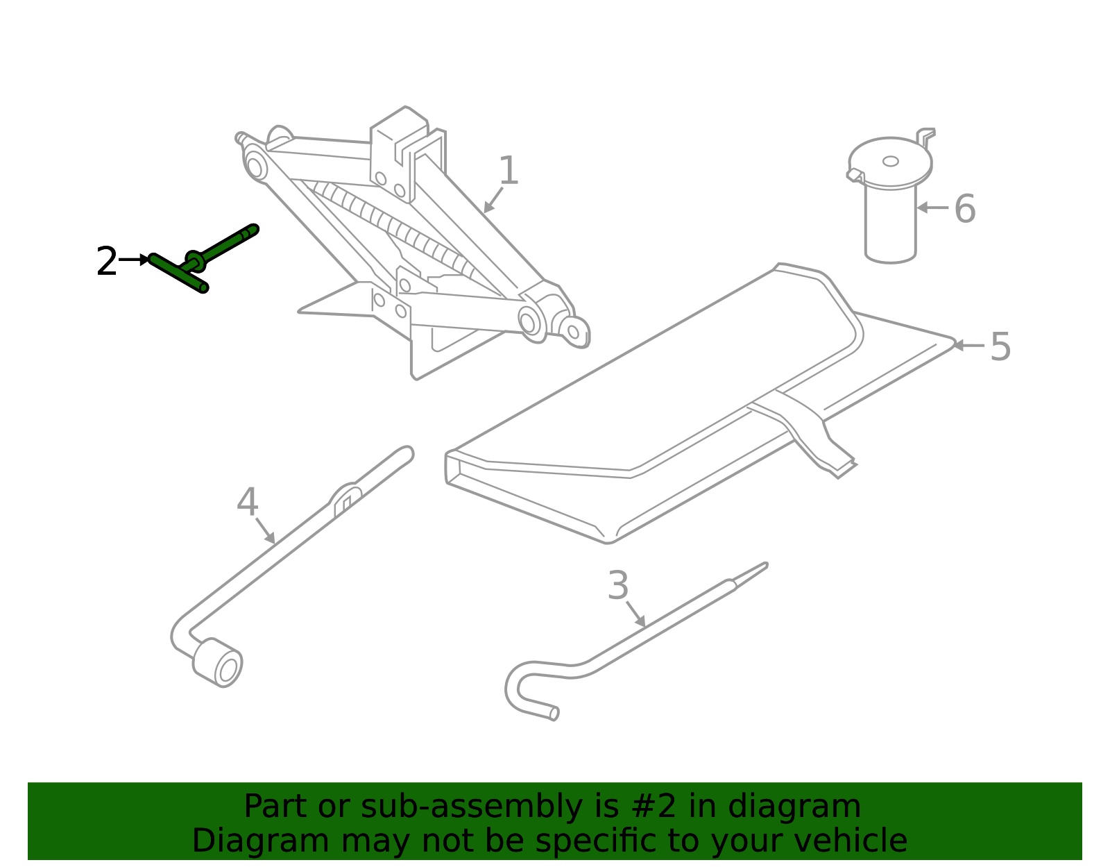 Handle Rod - Scion (09115-WB001)