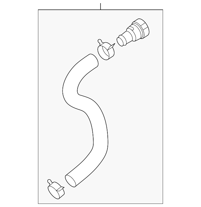 20172020 Kia HVAC Heater Hose 97311G2000 QuirkParts