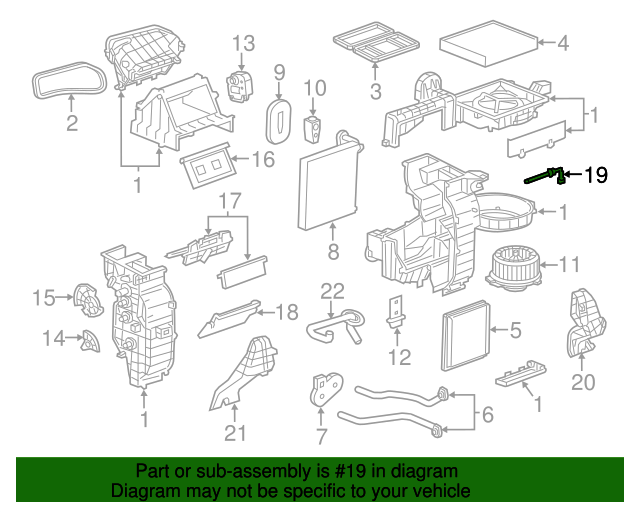 95331455 Air Conditioning Evaporator Temperature Sensor 20132015