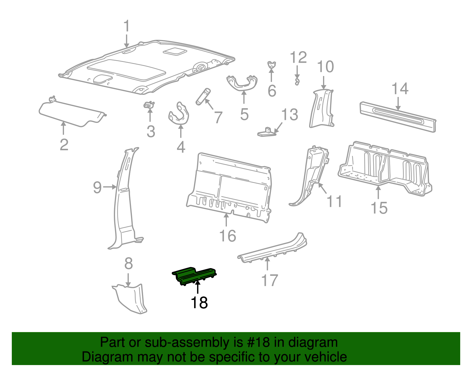 Scuff Plate - Ford (YL7Z-7813208-AAC)
