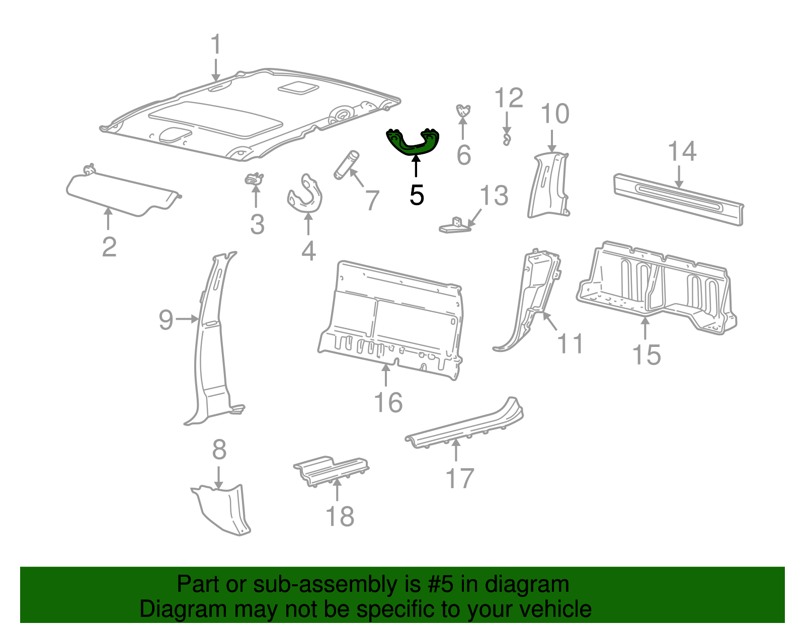 Assist Strap - Ford (YL3Z-1531406-AAF)