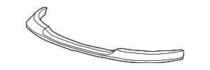 Front Bumper Trim Pad For 1999-2003 Ford F-150 & 1999-2002 Expedition - Textured Black, Direct Fit