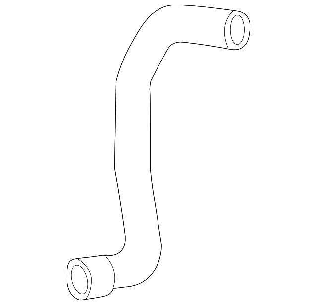 19982007 Toyota Land Cruiser Radiator Coolant Hose 1657250150