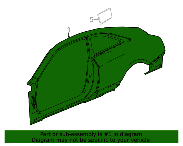 84469557 GM Driver Side Body Side Outer Panel GM Parts Store