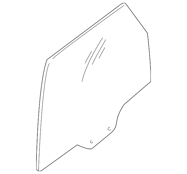 Door Glass - Ford (YL8Z-7825713-BA)