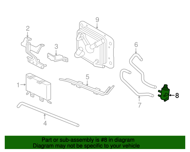 19317610 Transmission Cooler Bypass Valve 20152018 Chevrolet City
