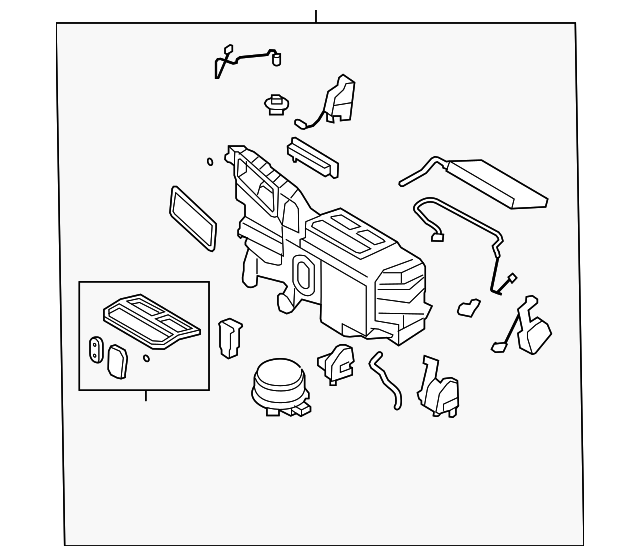 20072010 Ford Evaporator Core 9T4Z19B555G QuirkParts
