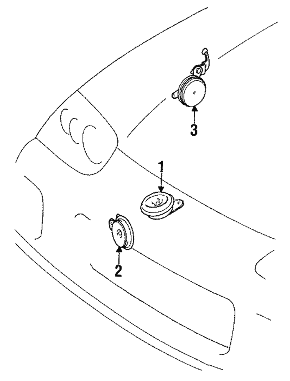 Alarm Horn - Toyota (86510-14270)