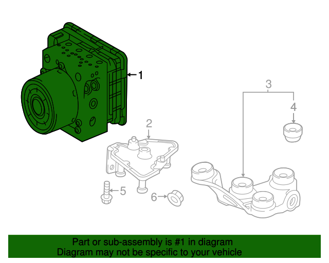 20182019 MercedesBenz ABS Control Unit 2054314900 German Auto