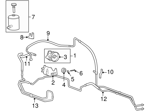 Kia 57176-38000 Power Steering Reservoir