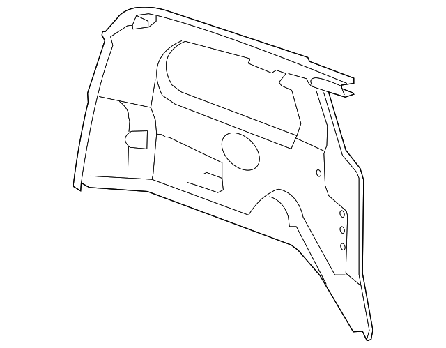 Quarter Pillar Trim 7B0-867-405-AA-ES3