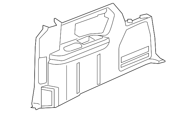 Quarter Pillar Trim 7B0-867-406-K-XT1