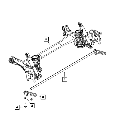 Rear Suspension and Cradle for 2017 Fiat 500 | Mopar eStore