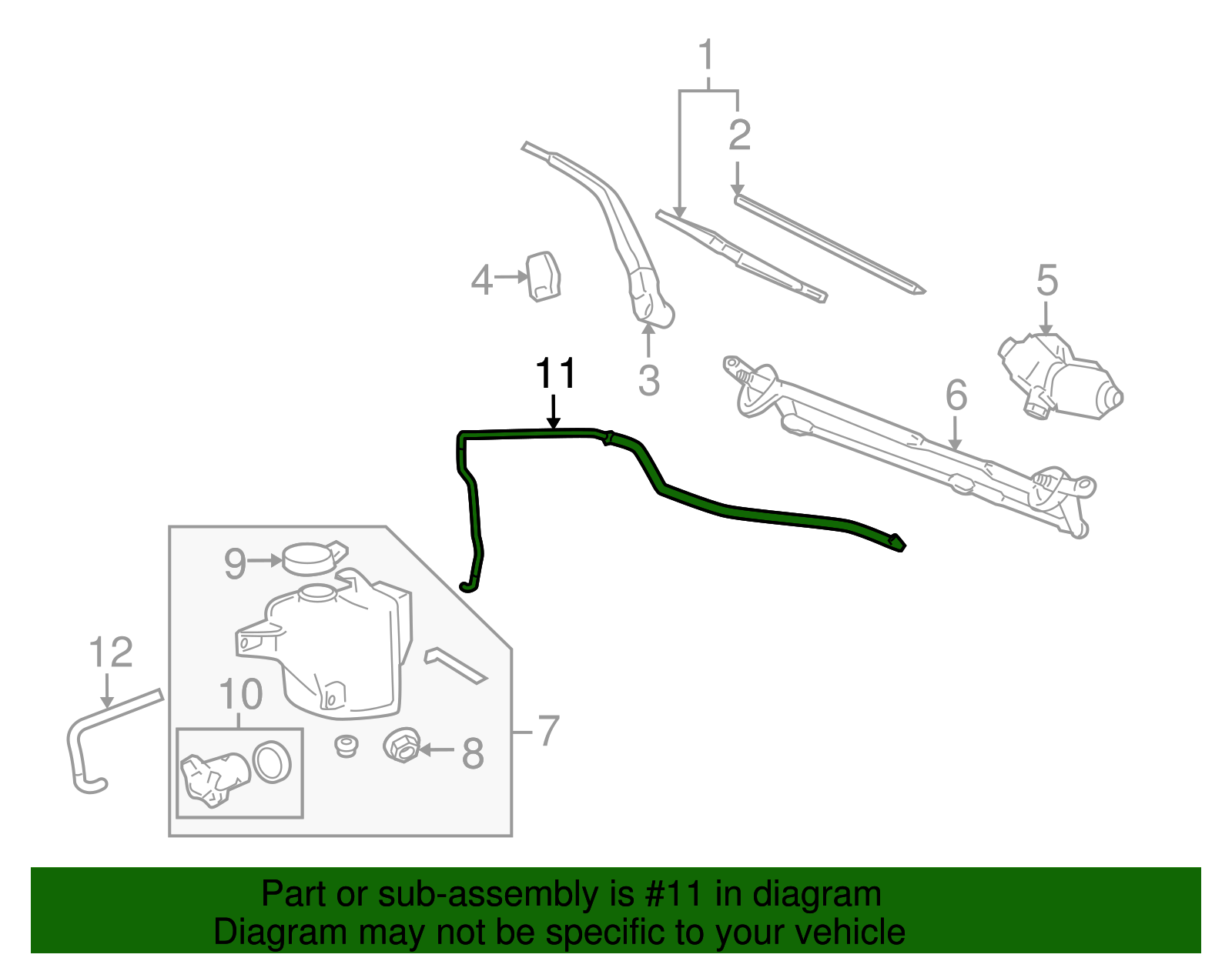 Hose Assembly-Wswa Noz - GM (25821453)