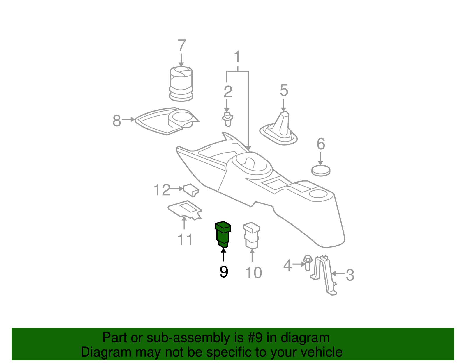 Lock Switch - Toyota (84930-52040)