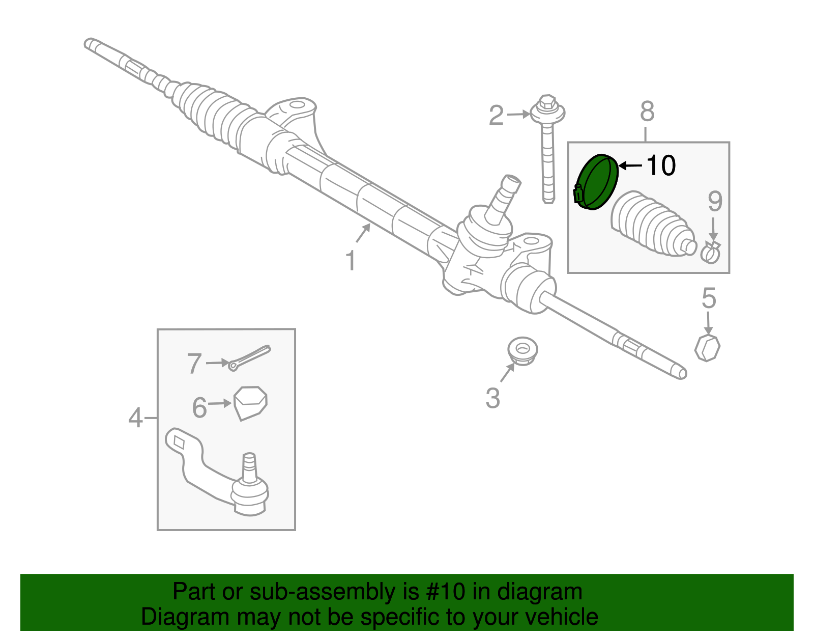 Boot Kit Clamp - Toyota (45538-42010)