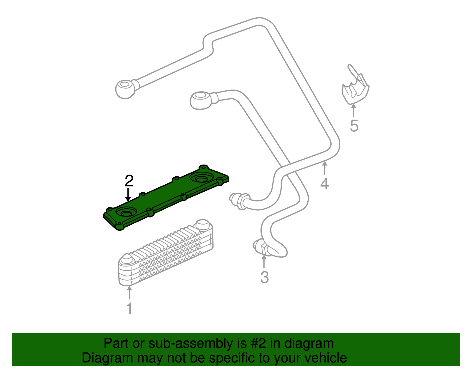 Engine Oil Cooler Spacer - GM (90501955)