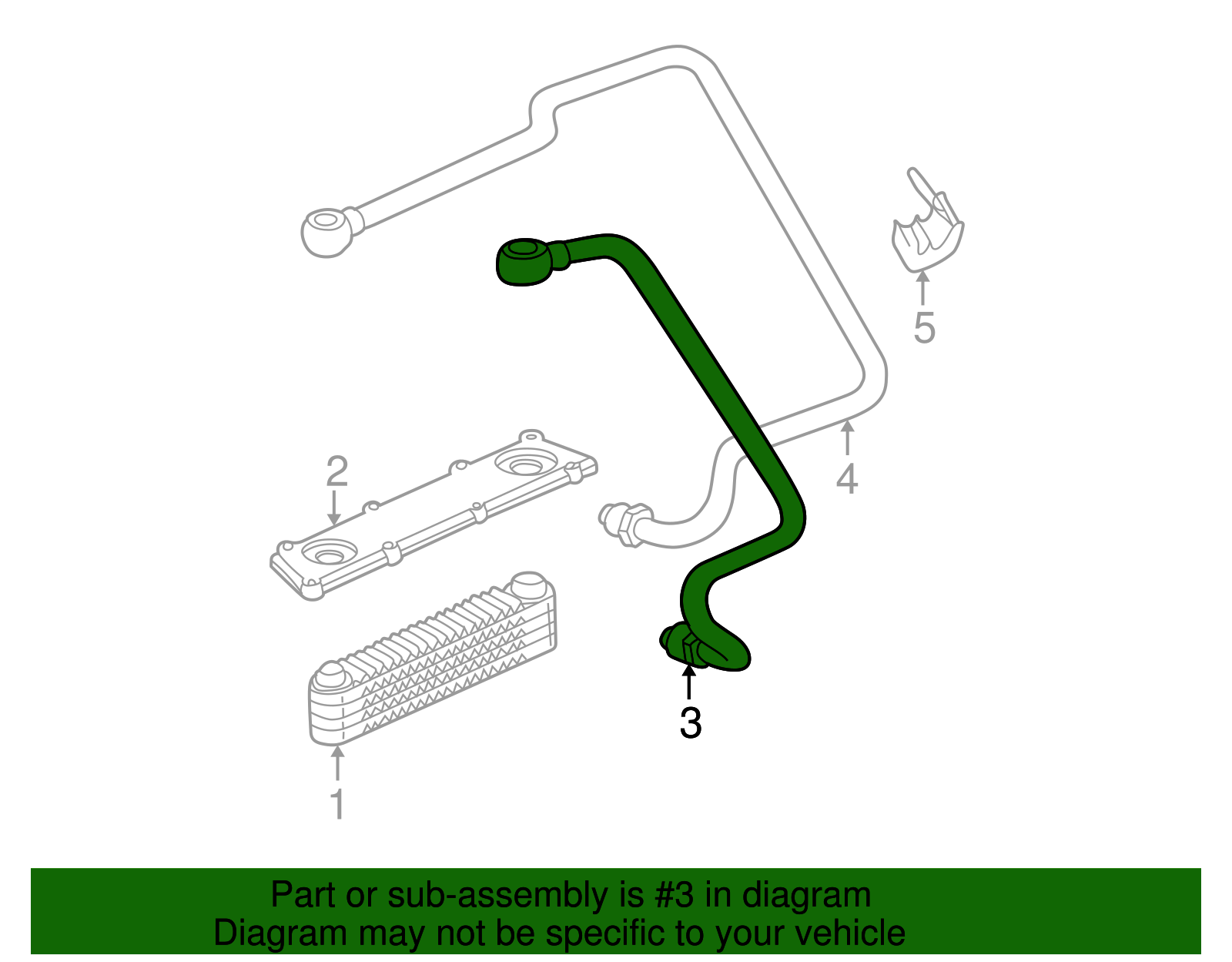 Pipe, Eng Oil Clear Otlt - GM (9240163)